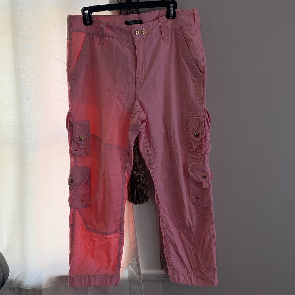 Ralph Lauren pink cargo pants